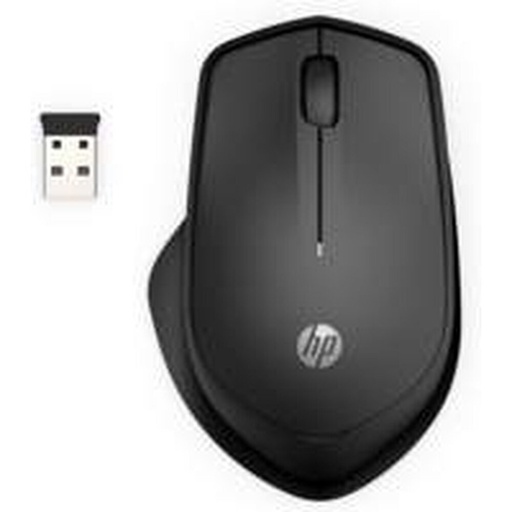 [19U64AA] HP 280 Silent | Draadloze Muis | Links- en Rechtshandig | RF | 1200 DPI | Zwart