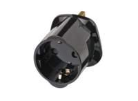 [1508533] Brennenstuhl Reisadapter | Geaard | Type G (VK) naar Type F | Zwart