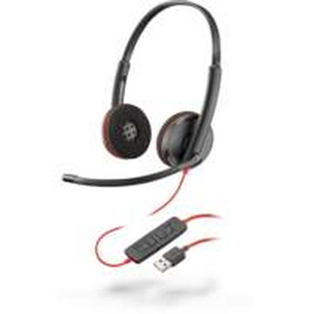 Poly Blackwire C3220 | Bedrade On-ear Stereo Headset | USB-A | Zwart