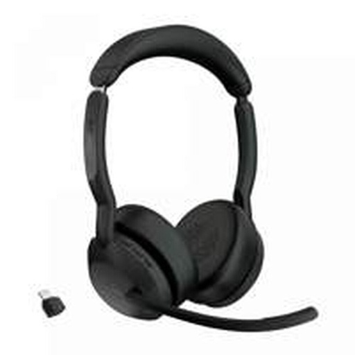 [25599-999-899] Jabra Evolve2 55 Link380c MS Stereo | Bluetooth Headset (ANC) | USB-C Dongle | Oplaadstandaard | Zwart