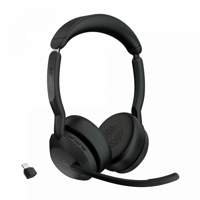 [25599-999-899] Jabra Evolve2 55 Link380c MS Stereo | Bluetooth Headset (ANC) | USB-C Dongle | Oplaadstandaard | Zwart