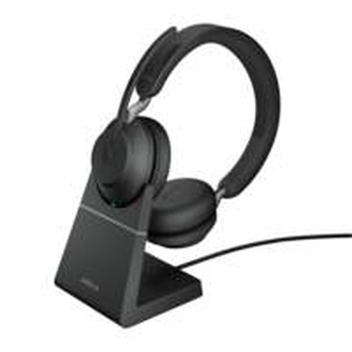 [26599-989-989] Jabra Evolve2 65 | Draadloze On-ear Headset | USB Receiver | Oplaadstation | Zwart