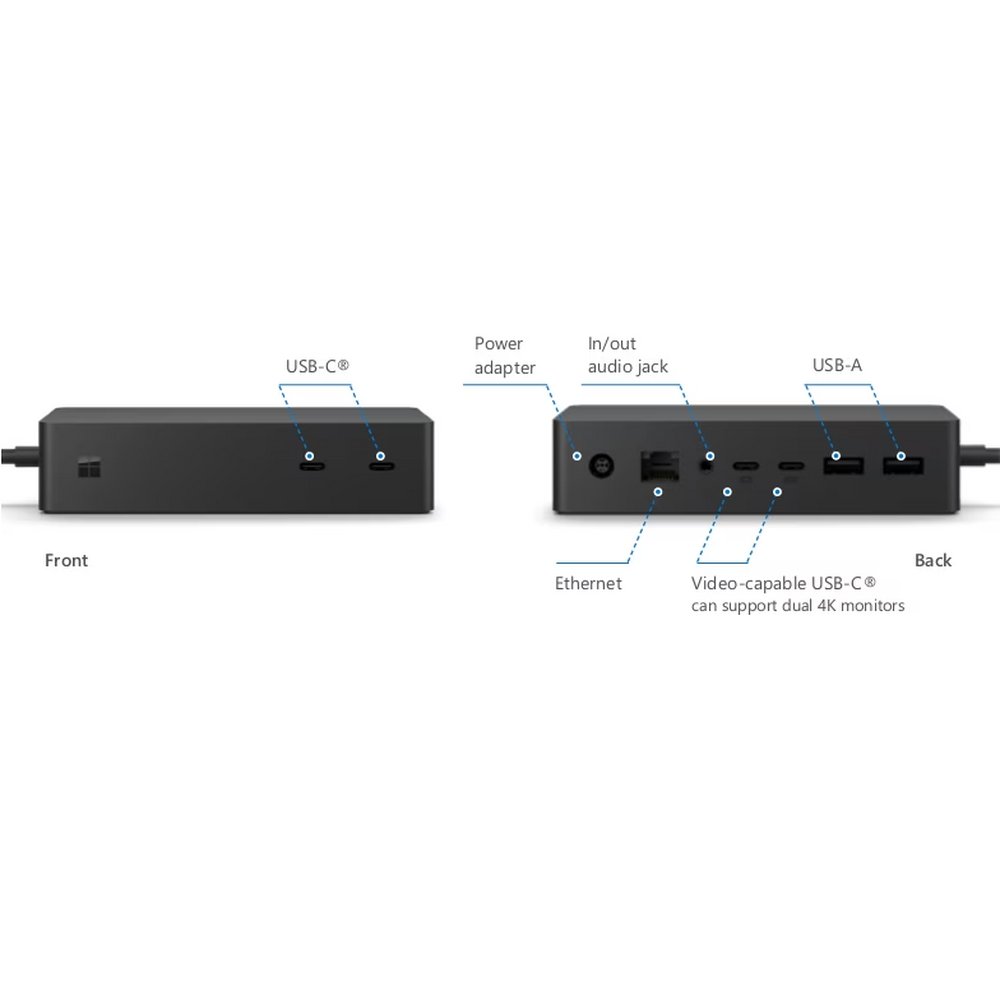 Microsoft Surface dock 2 1931 | Refurbished Grade A (zeer-goed)