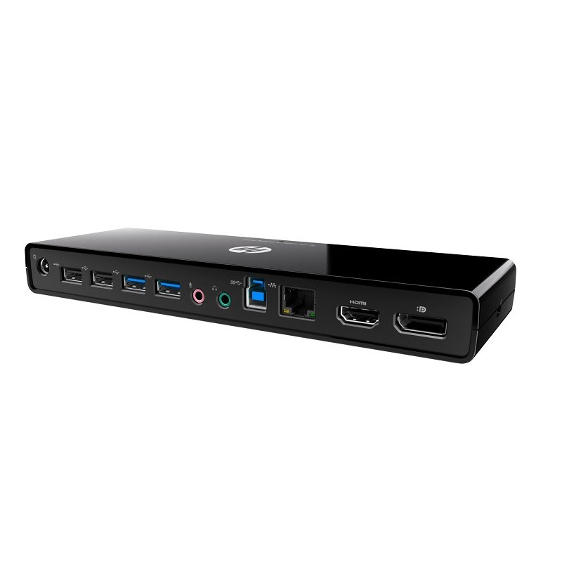 HP 3005pr USB 3.0 Port Replicator Docking Station 681280-001 690650-001 inclusief lader | Refurbished