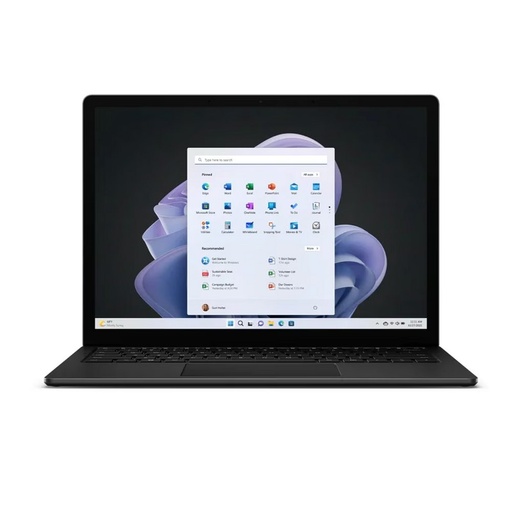[GB-29071-29073-C] Microsoft Surface Laptop 5 Zwart | 13 inch TOUCHSCREEN | i5 12e gen | 16GB | 256GB SSD | Refurbished Grade C (prima)