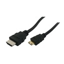 HDMI naar Mini HDMI met Ethernet Kabel 2 Meter – Zwart | Refurbished