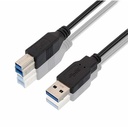 HP USB 3.0 USB A naar USB B Kabel 1,8m | Refurbished