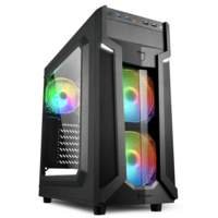 [4044951026814] Sharkoon VG6-W RGB | Midi Tower Case | Zwart