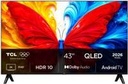 TCL 43S5L 43" | Full HD QLED Smart TV | Android TV | HDR10 | Zwart