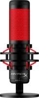 [4P5P6AA] HyperX QuadCast | USB-microfoon | Rode verlichting | Voor pc en console | Zwart/Rood