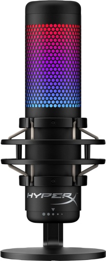 [4P5P7AA] HyperX QuadCast S | USB-microfoon | RGB-verlichting | Voor pc en console | Zwart