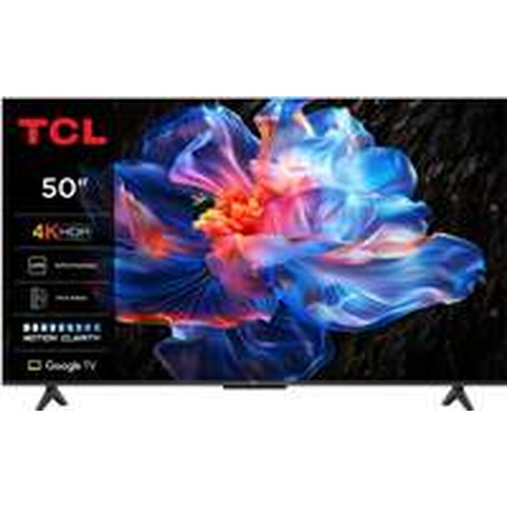 TCL 50P61K 50" | 4K UHD Smart TV | Google TV | HDR | Zwart