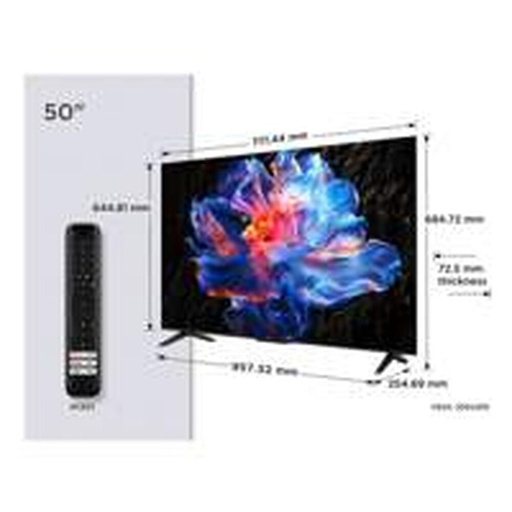 [50P6K] TCL 50P6K | 50" 4K UHD LED TV | HDR10 | Google TV