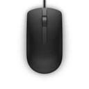 Dell MS116 | Bekabelde Muis | Links- en Rechtshandig | USB-A | 1000 DPI | Zwart (art.nr. 570-AAIS)