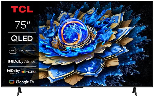 [75T69C] TCL 75T69C | 75" 4K UHD QLED TV | Dolby Vision & HDR10+ | Google TV