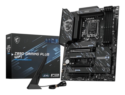 [7E34-002R] MSI Z890 GAMING PLUS WIFI | Socket LGA 1851 | Intel Z890 | 4xDDR5 | ATX | Moederbord