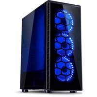 [88881292] Inter-Tech CXC2 Blue Light | Midi Tower Case | Zwart