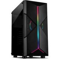 Inter-Tech IT-3306 CAVY RGB | Tower Case | Zwart