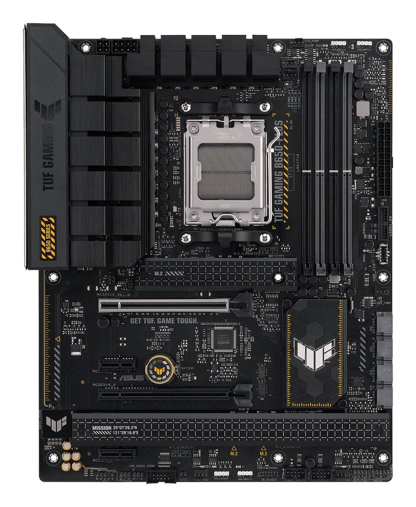 ASUS TUF GAMING B650-PLUS | Socket AM5 | AMD B650 | 4xDDR5 | ATX | Moederbord