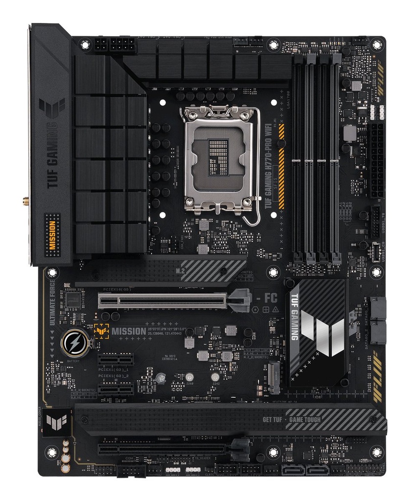 ASUS TUF GAMING H770-PRO WIFI | Socket LGA 1700 | Intel H770 | 4xDDR5 | ATX | Moederbord