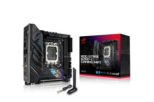 [90MB1D90-M0EAY0] ASUS ROG STRIX B760-I GAMING WIFI | Socket LGA 1700 | Intel B760 | 2xDDR5 | Mini-ITX | Moederbord
