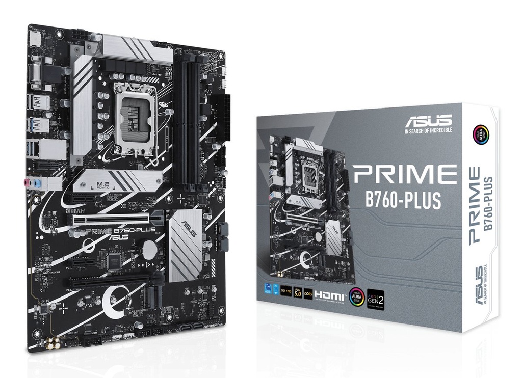 ASUS PRIME B760-PLUS | Socket LGA 1700 | Intel B760 | 4xDDR5 | ATX | Moederbord