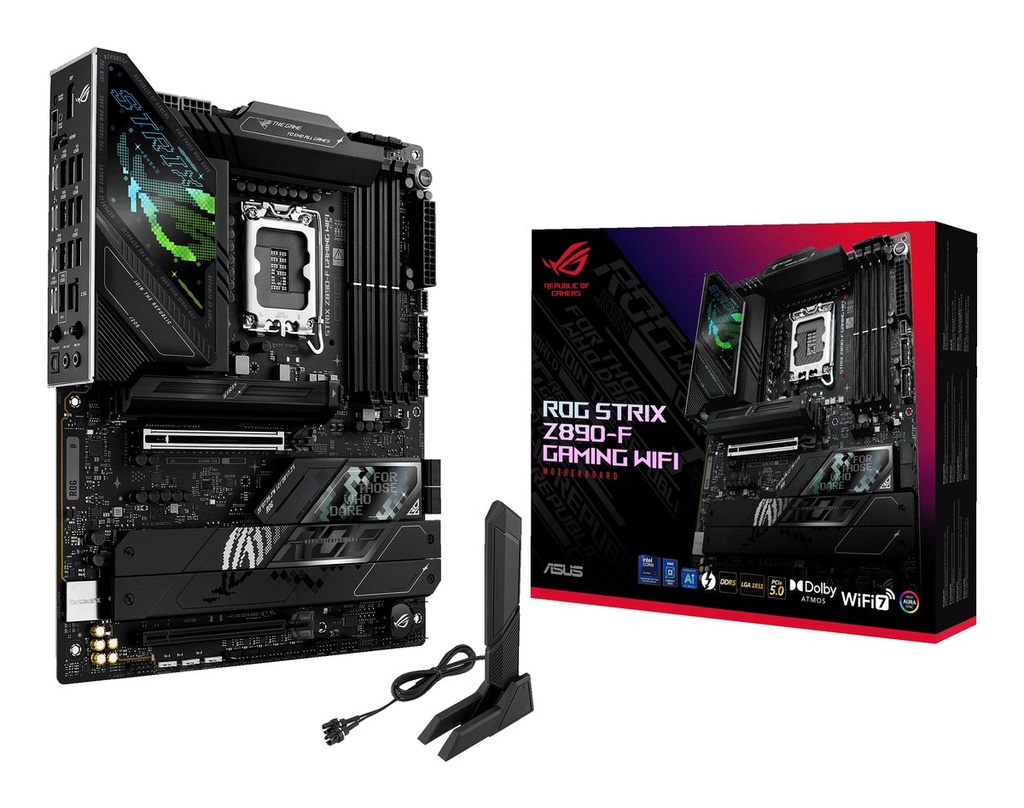 ASUS ROG STRIX Z890-F GAMING WIFI | Socket LGA 1851| Intel Z890 | 4xDDR5 | ATX | Moederbord