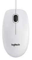 [910-003360] Logitech B100 | Bekabelde Muis | Links- en Rechtshandig | USB-A | 800 DPI | Wit