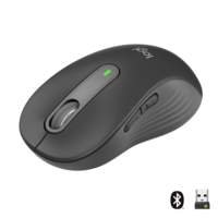 [910-006236] Logitech Signature M650 Large | Draadloze Muis | Rechtshandig | RF + Bluetooth | 2000 DPI | Grafiet