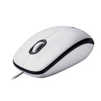 [910-006764] Logitech M100 | Bekabelde Muis | Links- en Rechtshandig | USB-A | 1000 DPI | Wit
