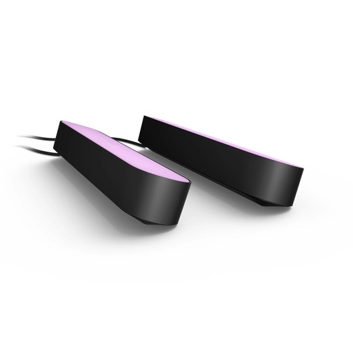 [915005733901] Philips Hue Play | Lichtbalk Dubbelpack | EU/UK Stekker | RGB | Bluetooth & Zigbee | Zwart