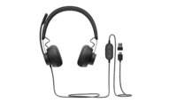 [981-000870] Logitech Zone | Bedrade On-ear Headset | USB-C & USB-A | Grafiet