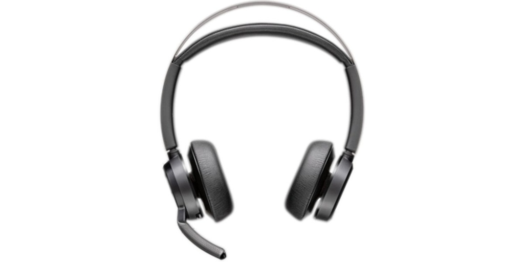 HP Poly Voyager Focus 2 MS Stereo | Bluetooth Headset (ANC) | USB-C (met USB-A Adapter) | Zwart