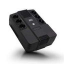 ACT AC2300 Line-Interactive UPS | 600 VA | 6 Stopcontacten (3 op Accu) | AVR Spanningstabilisatie | Netspanningsbeveiliging