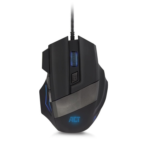 [AC5000] ACT AC5000 | Bedrade Gaming Muis | Rechtshandig | USB-A | 3200 DPI | Zwart