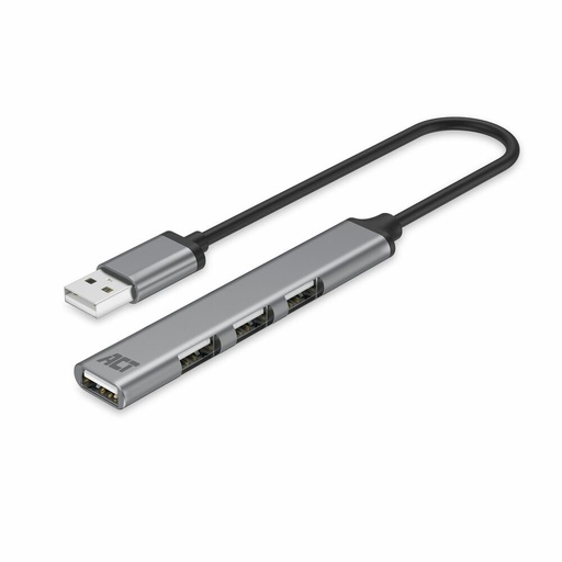 [AC6225] ACT AC6225 | USB 2.0 Interface Hub | 480 Mbit/s | Grijs