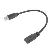 ACT Adapterkabel | USB Type-A (Male) naar USB Type-C (Female) | 0,2 meter