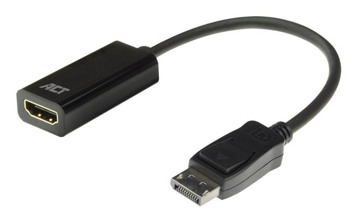 [AC7555] ACT AC7555 DisplayPort naar HDMI Adapter | Female | 4K | Zip Bag