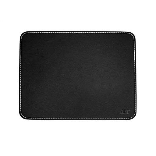 [AC8000] ACT AC8000 | Muismat | Zwart Leather Look