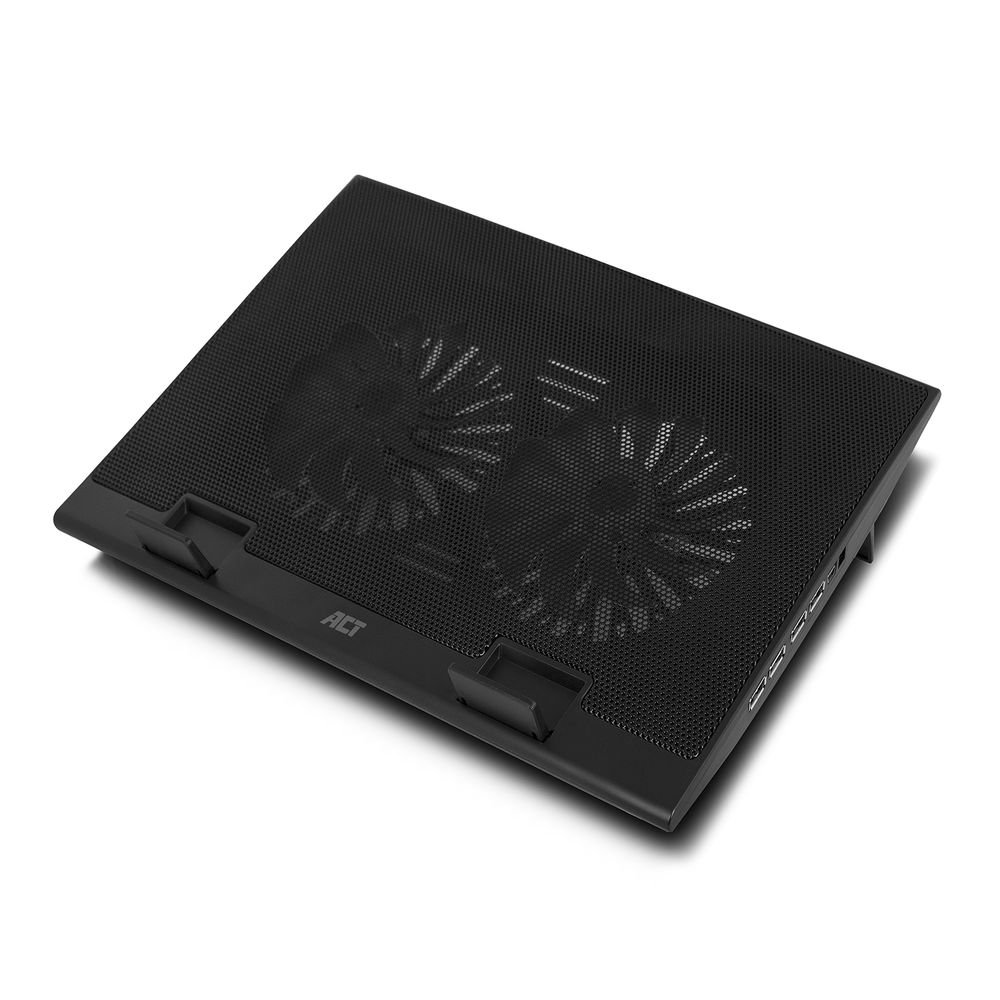 ACT AC8105 | Notebook Cooling Pad | 43,9 cm (17,3") | 2500 RPM | Zwart
