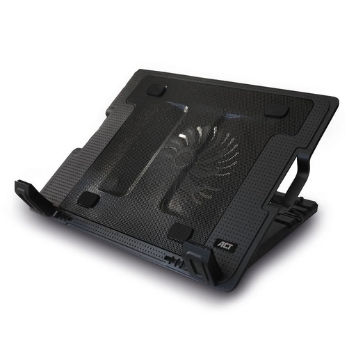 [AC8110] ACT AC8110 | Notebook Cooling Pad | 43,9 cm (17,3") | 1000 RPM | Zwart