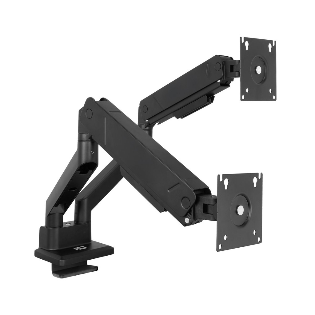 ACT AC8312 | Verstelbare Monitor-bureaubeugel | Tot 32" | Max 9kg | VESA 100x100 | 2 Monitoren