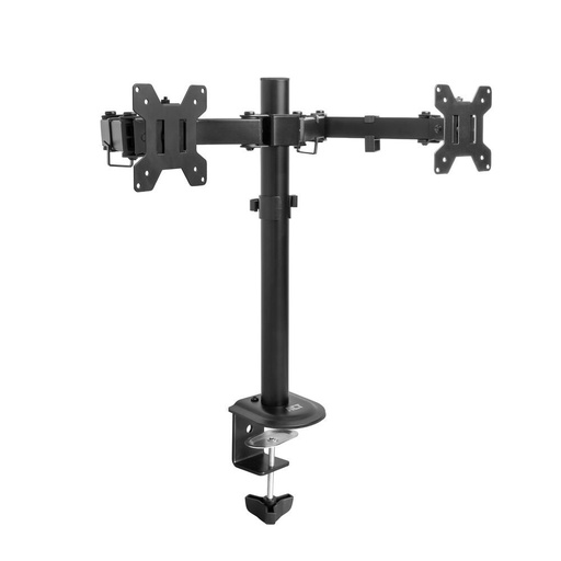 [AC8362] ACT Essentials AC8362 | Monitorarm voor 2 Schermen tot 32" | 8kg per Scherm | VESA 75x75 / 100x100 | Bureauklem