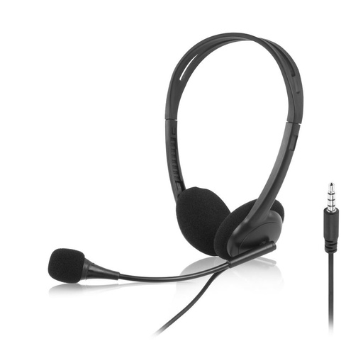 [AC9330] ACT AC9330 | On-Ear Headset met Microfoon | Zwart