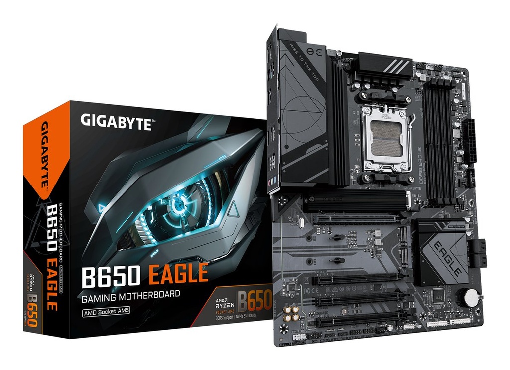 Gigabyte B650 EAGLE | Socket AM5 | AMD B650 | 4xDDR5 | ATX | Moederbord