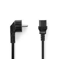 [CEGL10000BK20] Nedis CEGL10000BK20 | Elektriciteitssnoer | 2 m | CEE 7/5 naar IEC-C13 | Zwart