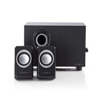 [CSPR10021BK] Nedis CSPR10021BK | 2.1 Luidsprekerset | 16W RMS | Zwart