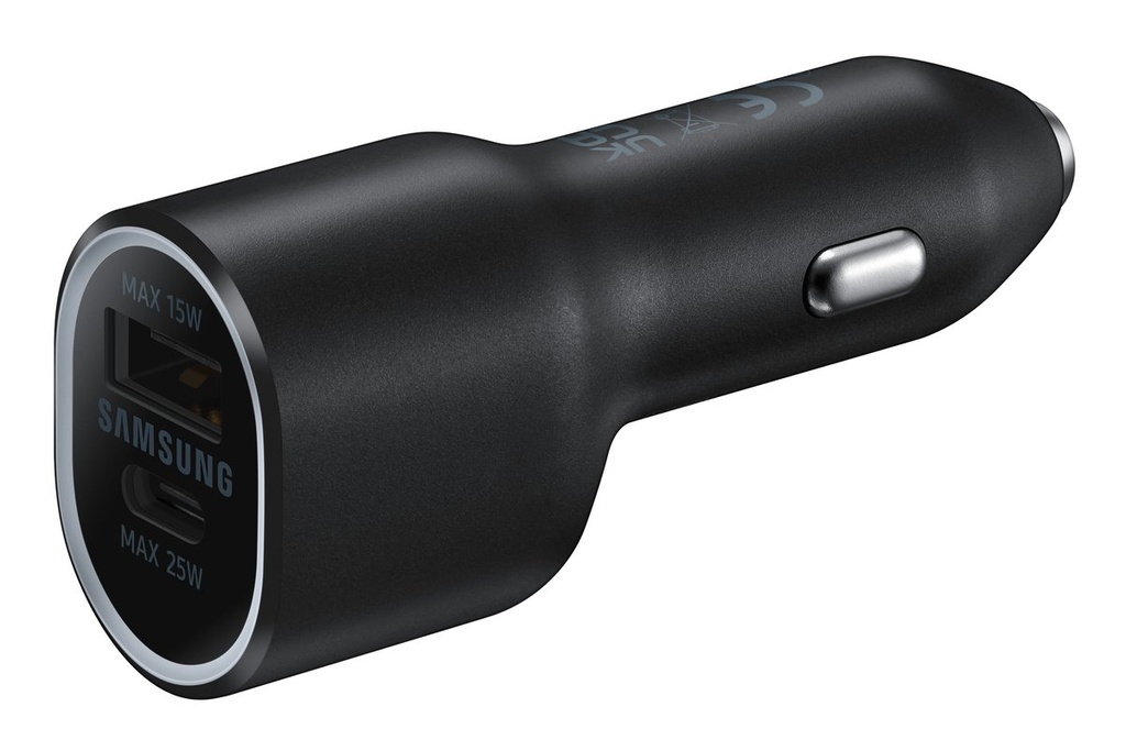 Samsung EP-L4020 | Autolader 25W USB-C & USB-A | Zwart