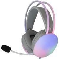 [FIREFLY-W] White Shark Firefly RGB | On-Ear Gaming Headset | 3,5mm Connector & USB-A | Wit