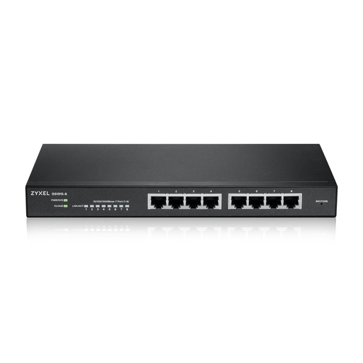 [GS1915-8-EU0101F] Zyxel GS1915-8 | Managed L2 Switch | 8 Poorten | Gigabit Ethernet